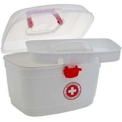Maleta Organizador Medicamentos Primeiros Socorros 27x19x19cm Paramount