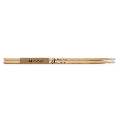 Baqueta 7A LA7AN Ponta Nylon Hickory Madeira Natural Promark