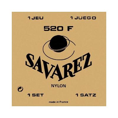 Encordoamento Violão Nylon 520F Tensão Alta Terceira de Prata Savarez