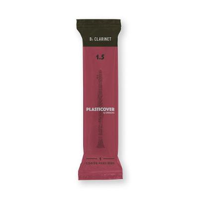 Palheta para Clarineta Bb Plasticover Dureza 1.5 Corte Francês DD Woodwinds