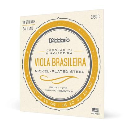 Encordoamento Viola Brasileira EJ82C Nickel-plated Steel D'Addario