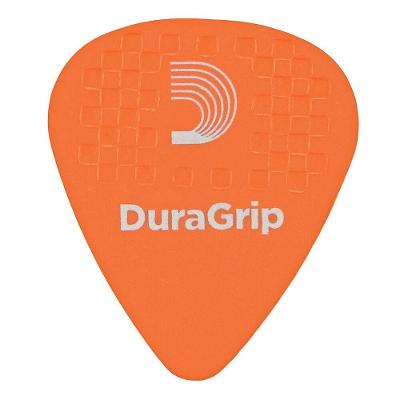 Kit 25 Palhetas D'Addario Duragrip 7DOR2-25 Delrin .60mm Laranja
