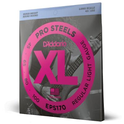 Encordoamento Contrabaixo EPS170 XL Prosteels 4 Cordas 45-100 D'Addario