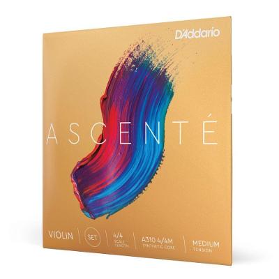 Encordoamento para Violino D'Addario Ascenté A310 4-4M Núcleo Sintético