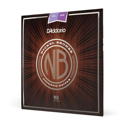 Encordoamento Violão Aço NB1152 Nickel Bronze 11-52 D'Addario