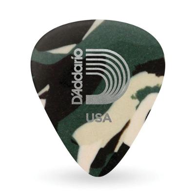 Palheta Celulóide Camuflada 1CCF4-10 .70mm Média D'Addario
