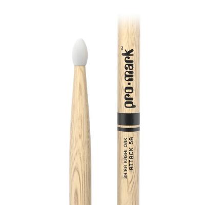 Baqueta Attack 5A PW5AN Shira Kashi Oak Ponta Nylon Promark