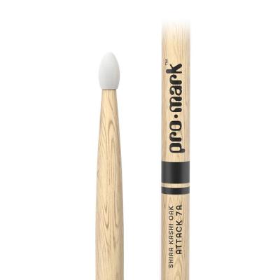 Baqueta Attack 7A PW7AN Shira Kashi Oak Ponta Nylon Promark