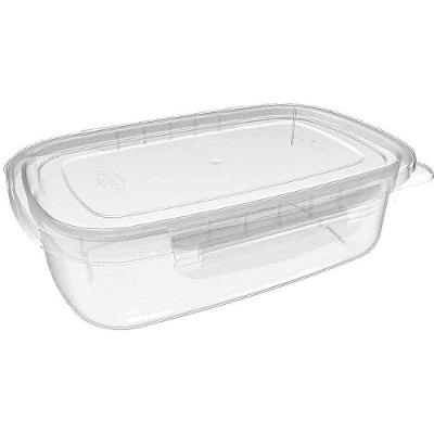 Pote Plástico Raso com Trava Grande 1100ML Hermético Nitron Plast