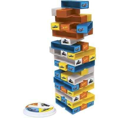 Jogo de Equilíbrio Hot Wheels Terremoto Torre de Blocos Elka