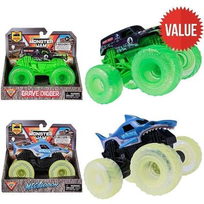 Carrinho Monster Jam Neon Escala 1:43 Design Personalizado Sunny Brinquedos