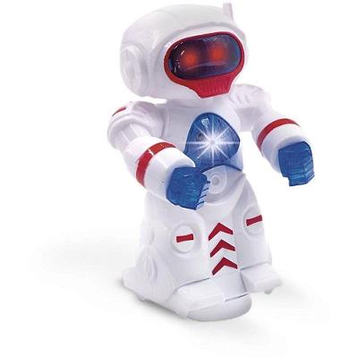 Robô Super Bot Bate e Volta com Som e Luz Pica Pau Brinquedos