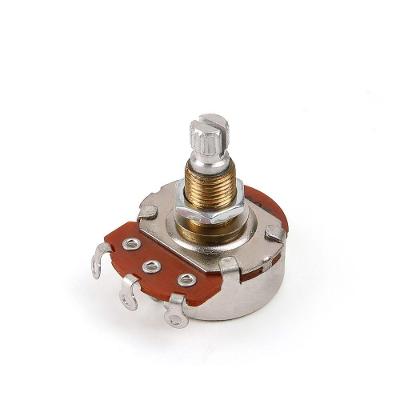 Kit 3 Potenciômetros VL2418HB-A500K Log Taper Haste Brass Spirit