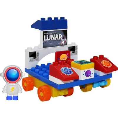 Brinquedo para Montar Astronauta com Foguete Espacial Monte Líbano