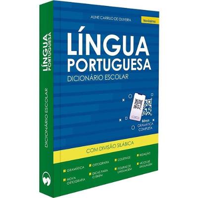 Dicionário Português Escolar Vale 528 Páginas Brochura Editora Vale das Letras