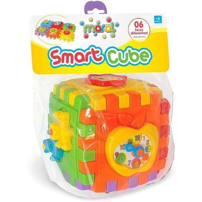 Brinquedo Educativo Smart Cube com Som 6 Faces Didáticas Maral