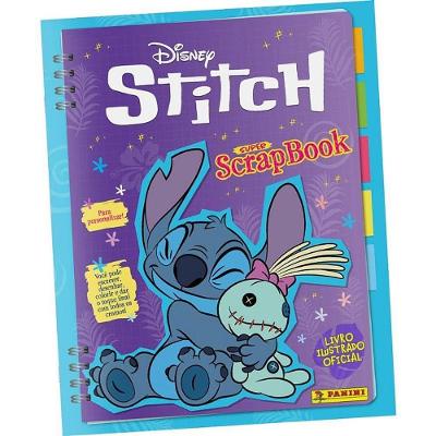 Álbum de Figurinhas Stitch Brochura Infantil Colecionável Editora Panini