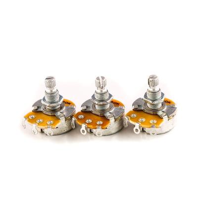 Kit 3 Potenciômetros VL2418H-A250K Log Taper Alumínio Spirit
