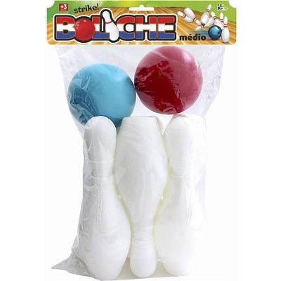 Jogo de Boliche Mania 30cm com 6 Pinos e 2 Bolas Le Plastic