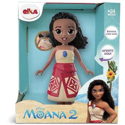 Boneca Moana com Mecanismo de Frases 20cm Articulada Elka