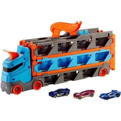 Pista de Corrida Hot Wheels Speedway Hauler com 3 Carrinhos Mattel