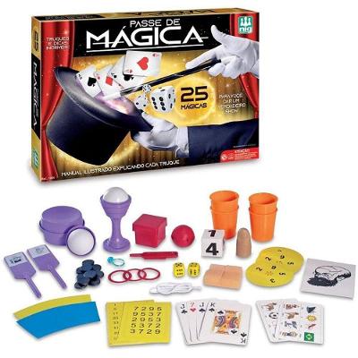 Jogo de Mágica Passe de Mágica 20 Truques Semi-Profissionais Nig