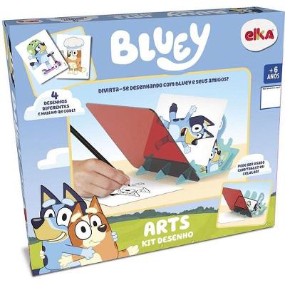 Kit de Colorir Bluey Arts com Personagens 6+ Anos Elka
