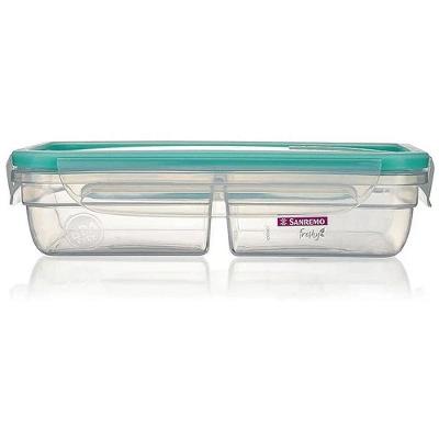 Pote Plástico Freshy 730ML Hermético BPA Free com Travas Sanremo