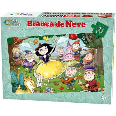 Quebra-cabeça Cartonado Branca de Neve 150 Peças Pais & Filhos