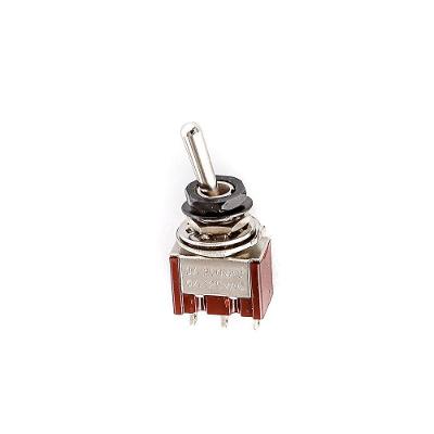 Chave Seletora Mini M105-BK 2 Posições Toogle para Guitarra Preta Spirit