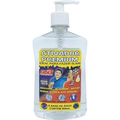 Ativador para Slime Premium para Cola 500ML com Válvula Pump Radex