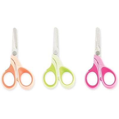Tesoura Escolar Mundial Soft Touch 4 Polegadas Cores Sortidas