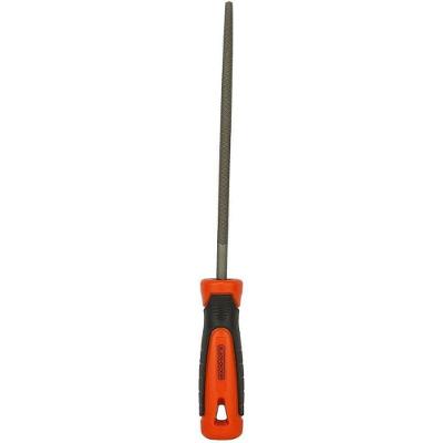 Lima Redonda Manual 200mm Cabo Bi-Material Aço Black + Decker