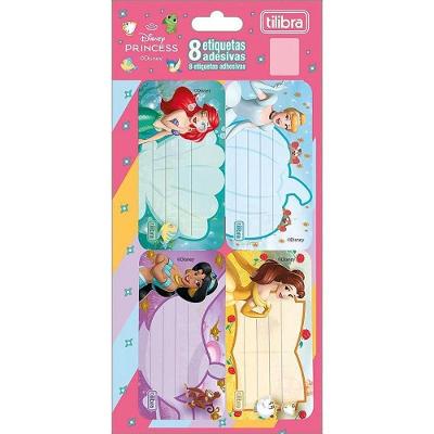 Etiqueta Escolar Tilibra Decorada Princesas 100x208MM 8 un