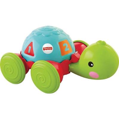 Brinquedo Infantil Empurra Tartaruga Casco Giratório Fisher-Price