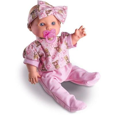 Boneca Milk Baby Faz Xixi com Mamadeira e Fraldinha