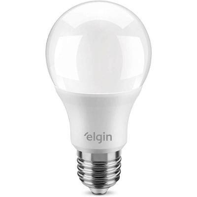 Kit 10 Lâmpadas LED Bulbo A60 9W Bivolt 3000K Elgin