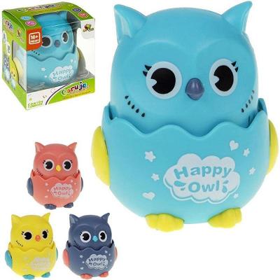 Brinquedo para Bebê Coruja Aperta e Anda Coordenação Motora Art Brink