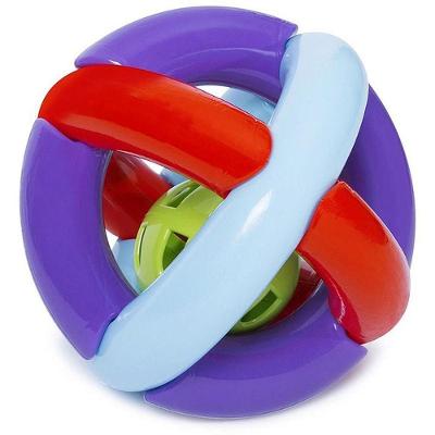 Brinquedo para Bebê Bola Maluquinha Chocalho Atóxico Mercotoys