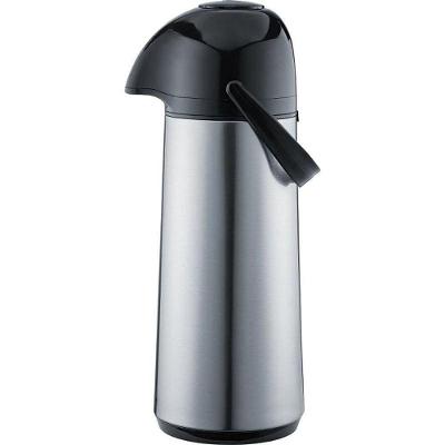 Garrafa Térmica Pressão Expressar Inox 1L Aço Inox Ampola de Vidro Sanremo