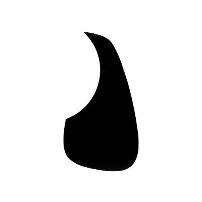 Escudo para Violão Morris Acrílico 1 Camada Preto A6510 Spirit