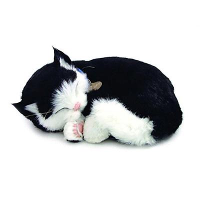 Pelúcia Interativa Gato Black e White Shorthair Dorminhoco Imex