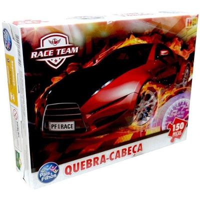Quebra-Cabeça Cartonado Premium Race 150 Peças Pais & Filhos
