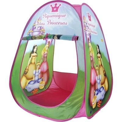 Barraca Infantil Toca Piquenique Princesas Dobrável DM Toys