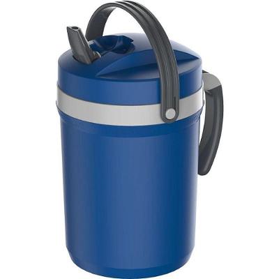 Garrafão Isotérmico Jarra Flip Top 2,5L Plástico Bebidas Frias Azul Termolar