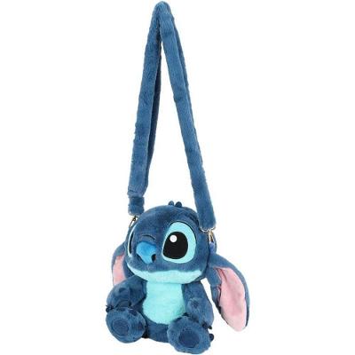 Mochila Infantil Stitch em Pelúcia com Alças Ajustáveis Luxcel