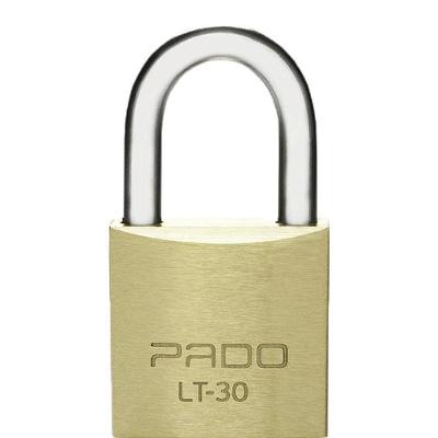 Cadeado Convencional LT-30 30mm Latão Maciço com 2 Chaves Pado