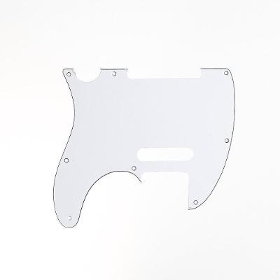 Escudo para Guitarra Tele 62 3 Camadas 8 Furos Branco Spirit 310-WH