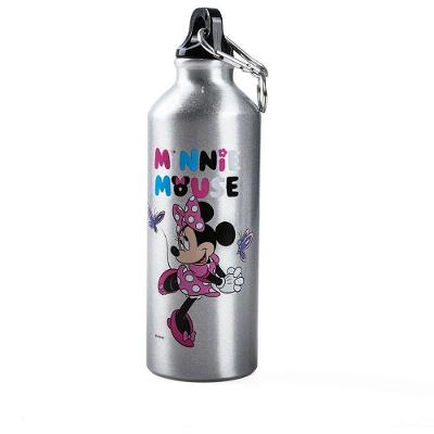 Garrafa de Alumínio Minnie 500ML Leve para Escola e Academia Disney