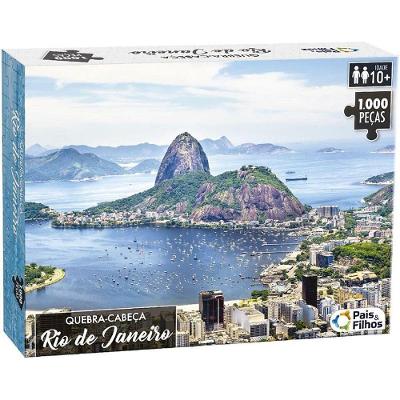 Quebra-Cabeça Cartonado Rio de Janeiro 1000 Peças Pais & Filhos